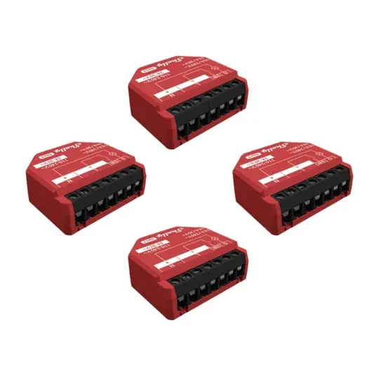 Shelly 1PM Gen3 - 1kanálové relé/ovládač pro zapuštěnou montáž - WiFi/Bluetooth s měřením energie - aplikace pro Android/iOS - Ověřený