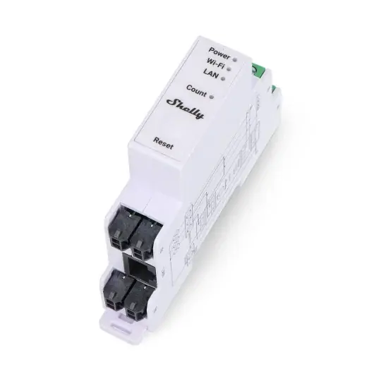 Shelly Pro 3EM-3CT63 - Jednofázový/třífázový LAN/WiFi/Bluetooth elektroměr Cenově Výhodný
