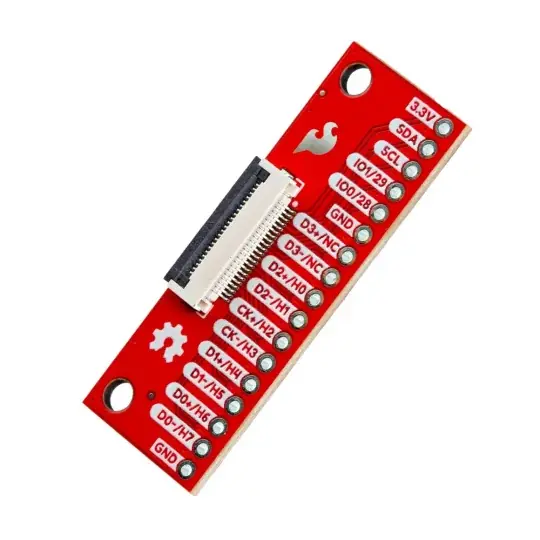 Originální Adaptér HSTX 22pinový rastr 2,54 mm pro Raspberry Pi 5/IoT RedBoard RP2350 - SparkFun BOB-28467