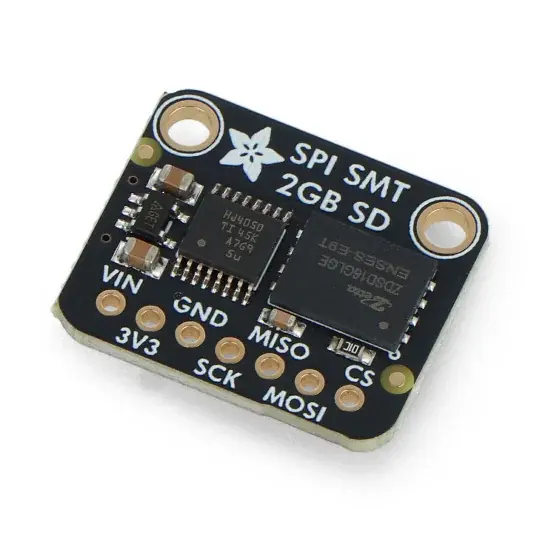 Paměťová karta SPI Flash SD - XTSD 2GB - modul paměti NAND Flash - Adafruit 6038 Objednat Nyní