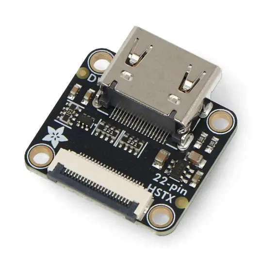 Víkendová Akce RP2350 - adaptér HSTX z 22pinového FPC na DVI/HDMI - Adafruit 6055