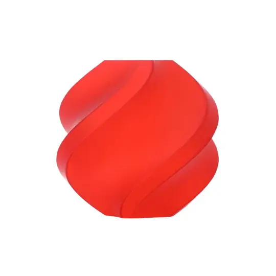 Finální Výprodej Průsvitný filament Bambu Lab PLA 1,75 mm 1 kg - součástí balení je opakovaně použitelná cívka - červený