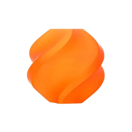 Průsvitný filament Bambu Lab PLA 1,75 mm 1 kg - součástí balení je opakovaně použitelná cívka - oranžová Vrácení Zdarma