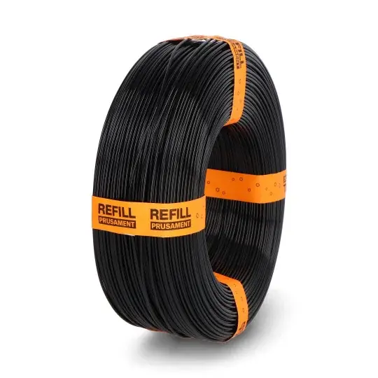 Náhradní struna Prusa PETG 1,75 mm 0,9 kg - Jet Black NFC Bezpečná Platba