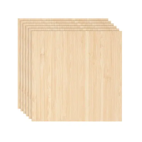 Bambusová překližka - 3 mm - 300x300 mm - Bambu Lab - 6 ks. Nejlepší Cena