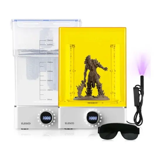 Víkendová Akce Sada zařízení pro mytí a vytvrzování výtisků - Elegoo Mercury XS Bundle