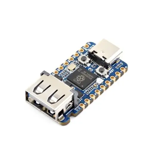 Nová Kolekce RP2350-USB-A - mini vývojová deska s mikrokontrolérem RP2350A - Waveshare 30274