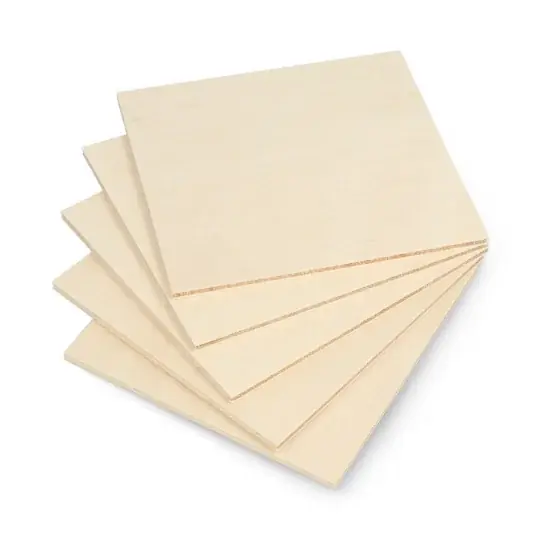 Sezónní Sleva Topolová překližka - 4mm - 110x120mm - 5ks.