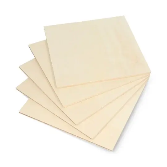 Značkový Topolová překližka - 4mm - 160x160mm - 5ks.