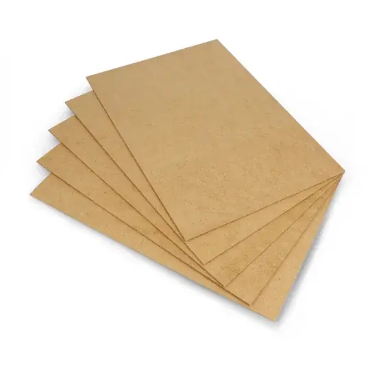 Surová HDF deska - 2mm - 210x297mm - 5ks. Vysoce Kvalitní
