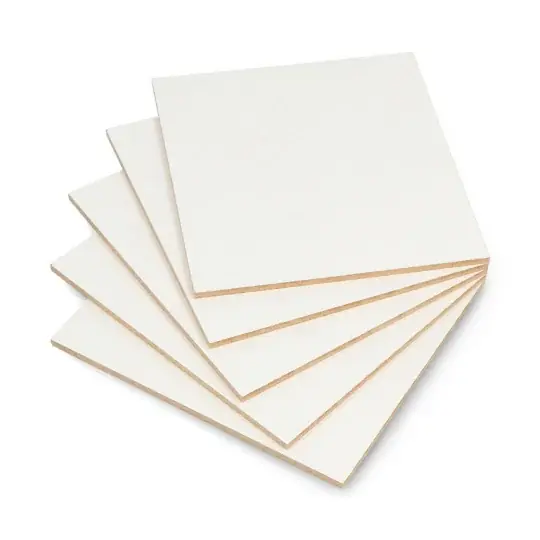 Bílá HDF deska - 3mm - 110x120mm - 5ks. Omezená Nabídka