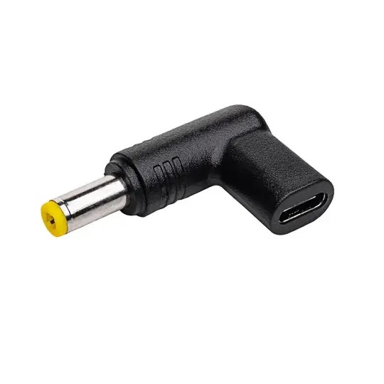 Akční Nabídka Adaptér USB typu C na DC 5,5/2,5 mm - Univerzální napájecí zástrčka - Akyga AK-ND-C01