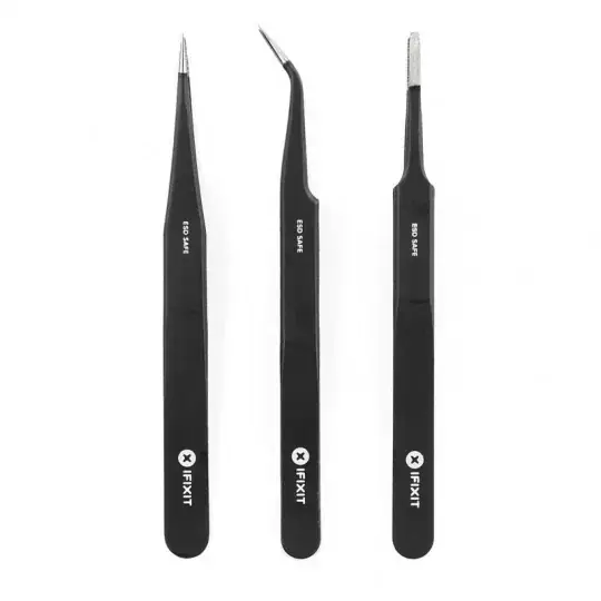 Víkendová Akce iFixit - Sada antistatických pinzet - ESD - 3 ks - IF145-060-3