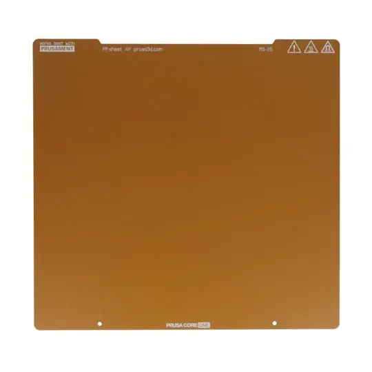 Bezpečná Platba PEI pružinová ocelová deska - pro tiskárny Prusa CORE One - texturovaná pro PP materiály
