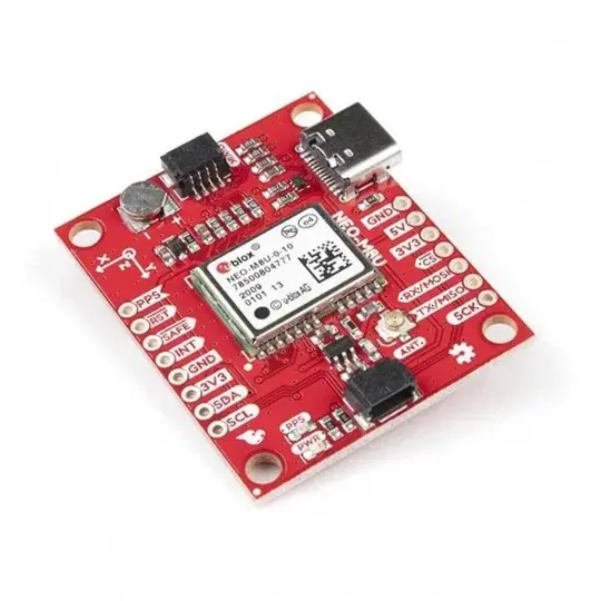 GPS modul NEO-M8U - Odpočet - Qwiic - SparkFun GPS‑16329 Must-Have