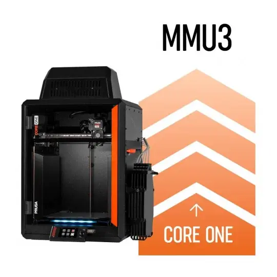 MMU3 v pouzdře pro originální 3D tiskárny Prusa CORE One - sestaveno Nízká Cena