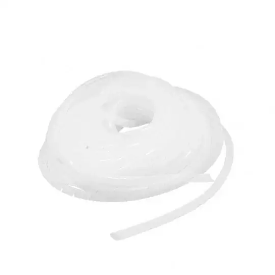 Vysoce Kvalitní Organizér kabelů 8mm/10m - bílý