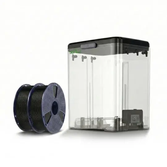 Sada úložných boxů Sunlu FilaDryer SP2 - nádoba na filament + 2x Sunlu PLA+ 2.0 1,75 mm 1 kg - černá Výhodná Nabídka
