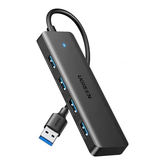 Bezpečná Platba Adaptér Hub USB typu A 4 v 1 - 4x USB typu A 3.0 - černý - Ugreen 25851
