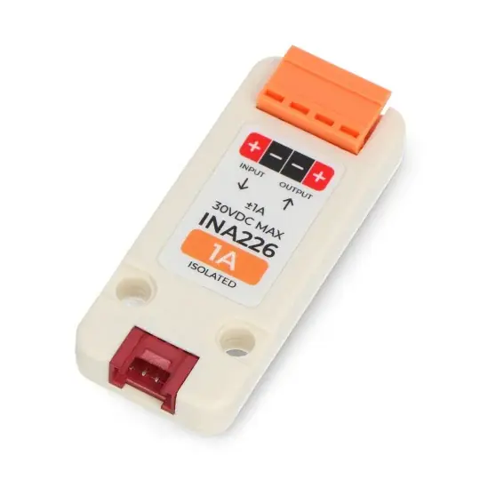 Snímač proudu, napětí a výkonu INA226-1A - Rozšiřující modul pro vývojové moduly M5Stack Must-Have