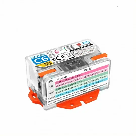 Odeslání Ihned SwitchC6 - ovladač pro ovládání elektrických obvodů - ESP32-C6 a WiFi - M5Stack K140