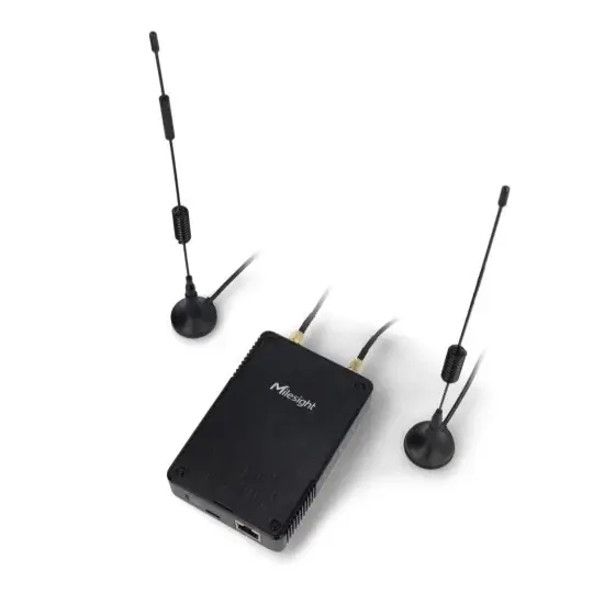 Centrální jednotka LoRaWAN WiFi/Ethernet + LTE - černá - Milesight UG56-L08GL-868M Bezpečná Platba