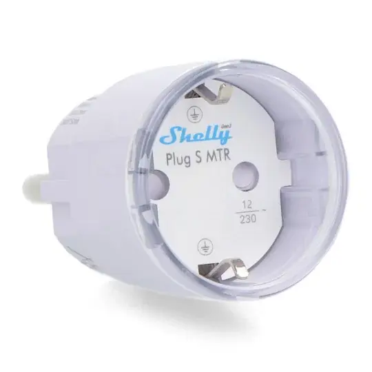 Shelly Plug S MTR Gen3 sada - chytrá WiFi zásuvka s měřením energie - bílá - 5 ks. Originální