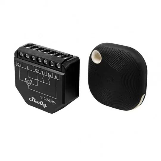 Shelly Shutter + BLU Button Tough 1 - ovladač rolety + tlačítko pro aktivaci akcí a scén - WiFi/Bluetooth Vrácení Zdarma