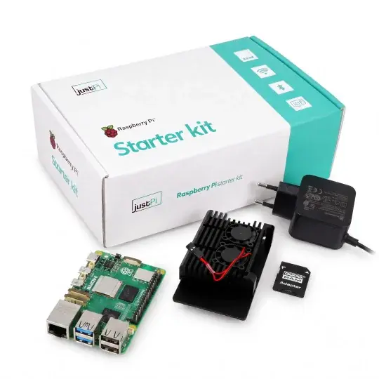 Nejlepší Cena Sada justPi - Raspberry 5 WiFi 4GB RAM + 32GB microSD + oficiální příslušenství