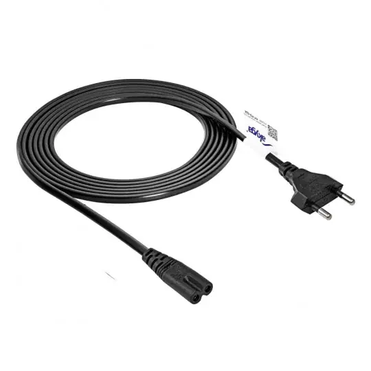 Zlevněný Napájecí kabel osmičkový CEE 7/16/IEC C7 - Akyga AK-RD-02A