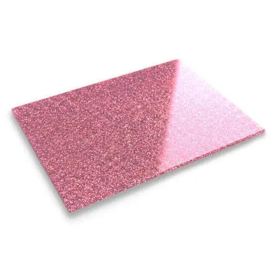 Dokud Zásoby Vydrží PMMA akrylová deska - 3 mm - 400x600 mm - třpytivě růžová - 1 ks.