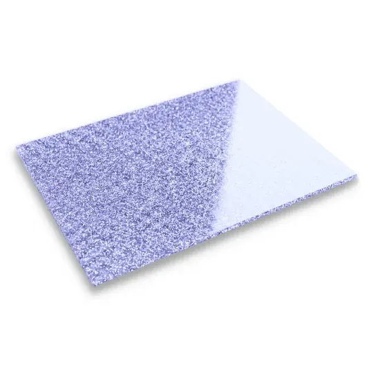 Super Cena PMMA akrylová deska - 3 mm - 400x600 mm - třpytivě modrá - 1 ks.