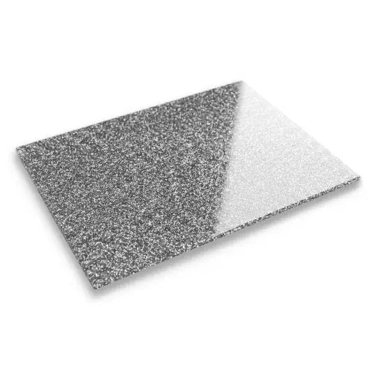 PMMA akrylová deska - 3 mm - 400x600 mm - třpytivě šedá - 1 ks. Hit Sezóny