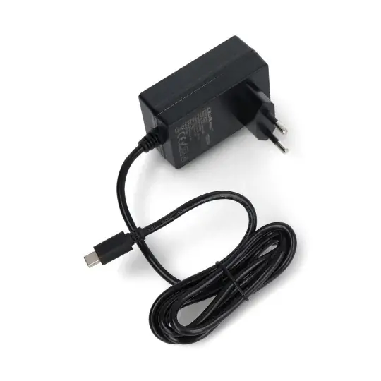 Napájecí zdroj Qoltec Super Quick PD - USB C 27W 5,1V/5A pro Raspberry Pi 5 - černý Tovární Cena