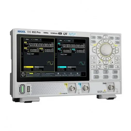 Generátor libovolných signálů Rigol DG852 Pro 50MHz - 2 kanály Horká Nabídka