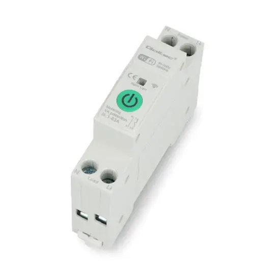 Víkendová Akce Tuya - jednofázové relé s elektroměrem Smart Life - 63A - WiFi - Qoltec 50881