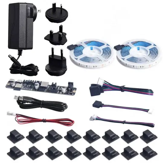 Omezená Nabídka Sada pro upgrade BIQU RGB - inteligentní LED podsvícení pro 3D tiskárny Bambu Lab H2D/H2S