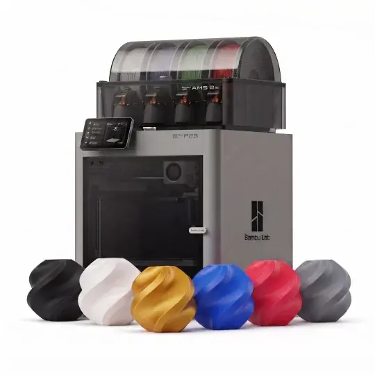 Balení - kombinovaná 3D tiskárna Bambu Lab P2S + 6x PLA filament Oblíbený
