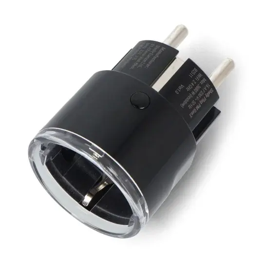 Objednat Nyní Shelly Plug PM Gen3 - Chytrá WiFi/Bluetooth zásuvka s měřičem energie - Černá