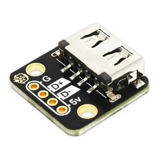 Modul s USB typ A zásuvkou - konektor pro nepájivé pole - PiHut 106576 Speciální Cena