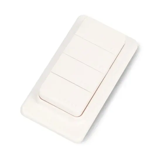 Horká Nabídka Shelly BLU RC Button 4 ZB - dálkové ovládání pro aktivaci scén a akcí - 4 tlačítka - Bluetooth/ZigBee - bílé