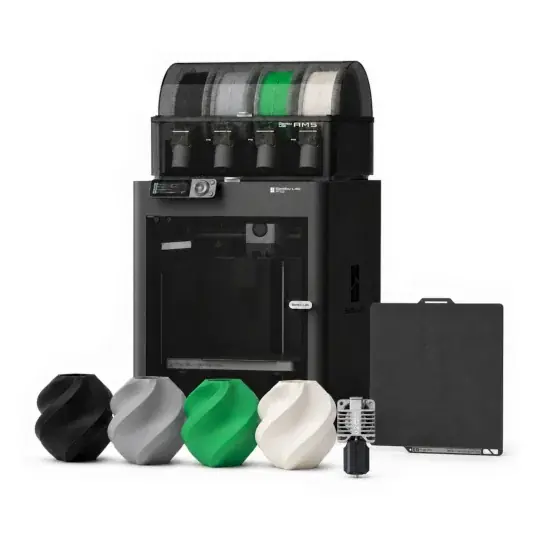 Balení - kombinovaná 3D tiskárna Bambu Lab P1S + 4x PLA filament + PEI překryvná vrstva + hotend Tovární Cena