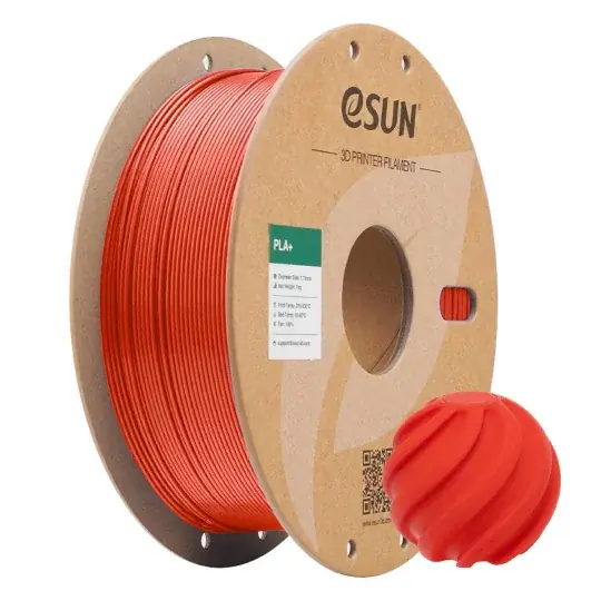 Akční Cena eSUN PLA+ filament 1,75 mm 1 kg - Červený