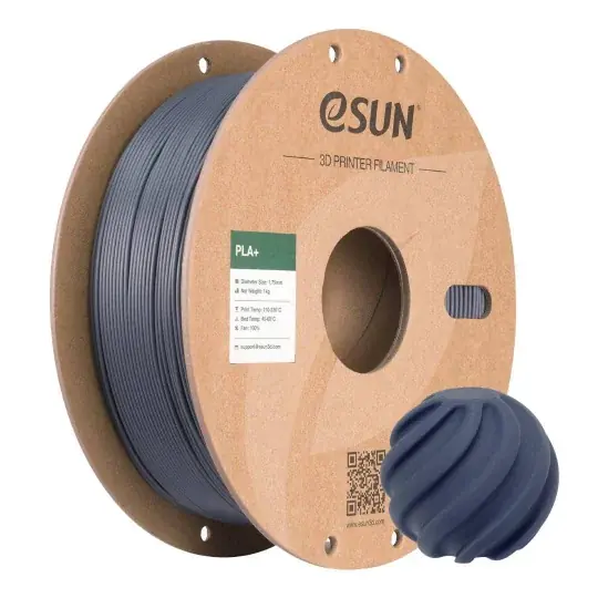 Výprodej eSUN PLA+ filament 1,75 mm 1 kg - šedý