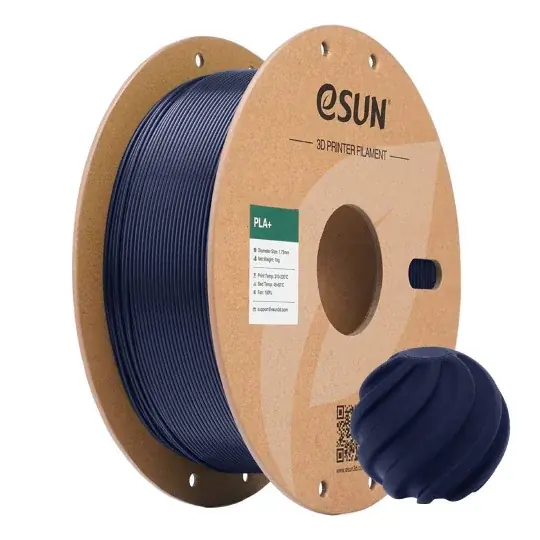 eSUN PLA+ filament 1,75 mm 1 kg - tmavě modrá Objednat Nyní