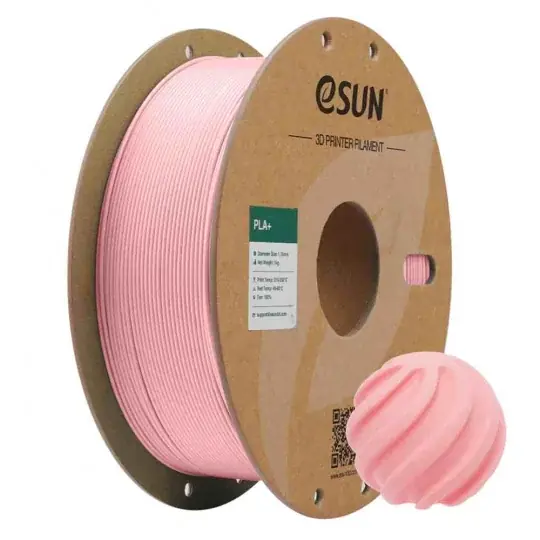 Super Cena eSUN PLA+ filament 1,75 mm 1 kg - světle růžová