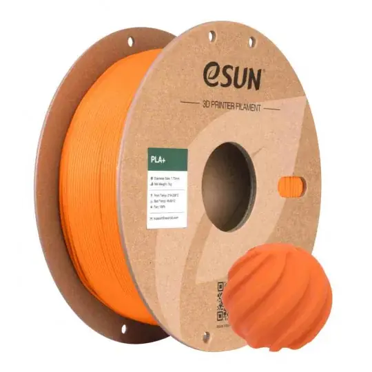Finální Výprodej eSUN PLA+ vlákno 1,75mm 1kg - Coral Orange