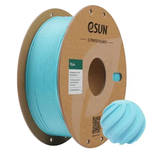 Hit Sezóny eSUN PLA+ filament 1,75 mm 1 kg - světle modrá
