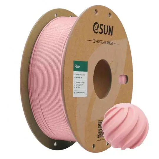 Aktuální eSUN PLA+ filament 1,75 mm 1 kg - broskvově růžová