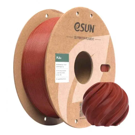Ihned K Objednání eSUN PLA+ filament 1,75 mm 1 kg - cihlově červená